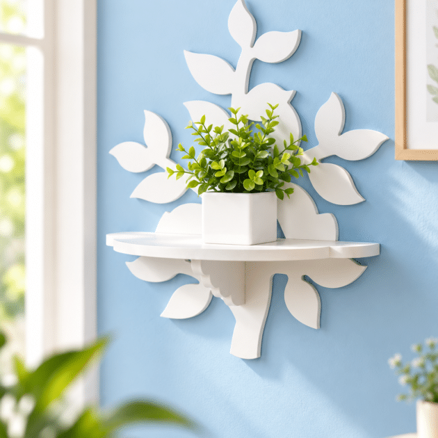 🌿 Decorative Tree-Design Wall Shelves – 3-Piece Set